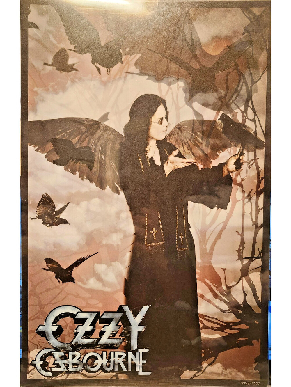 Ozzy Osbourne 11x17 Promo Poster For Scream 2010 Limited Numbered 3329/5000 MINT